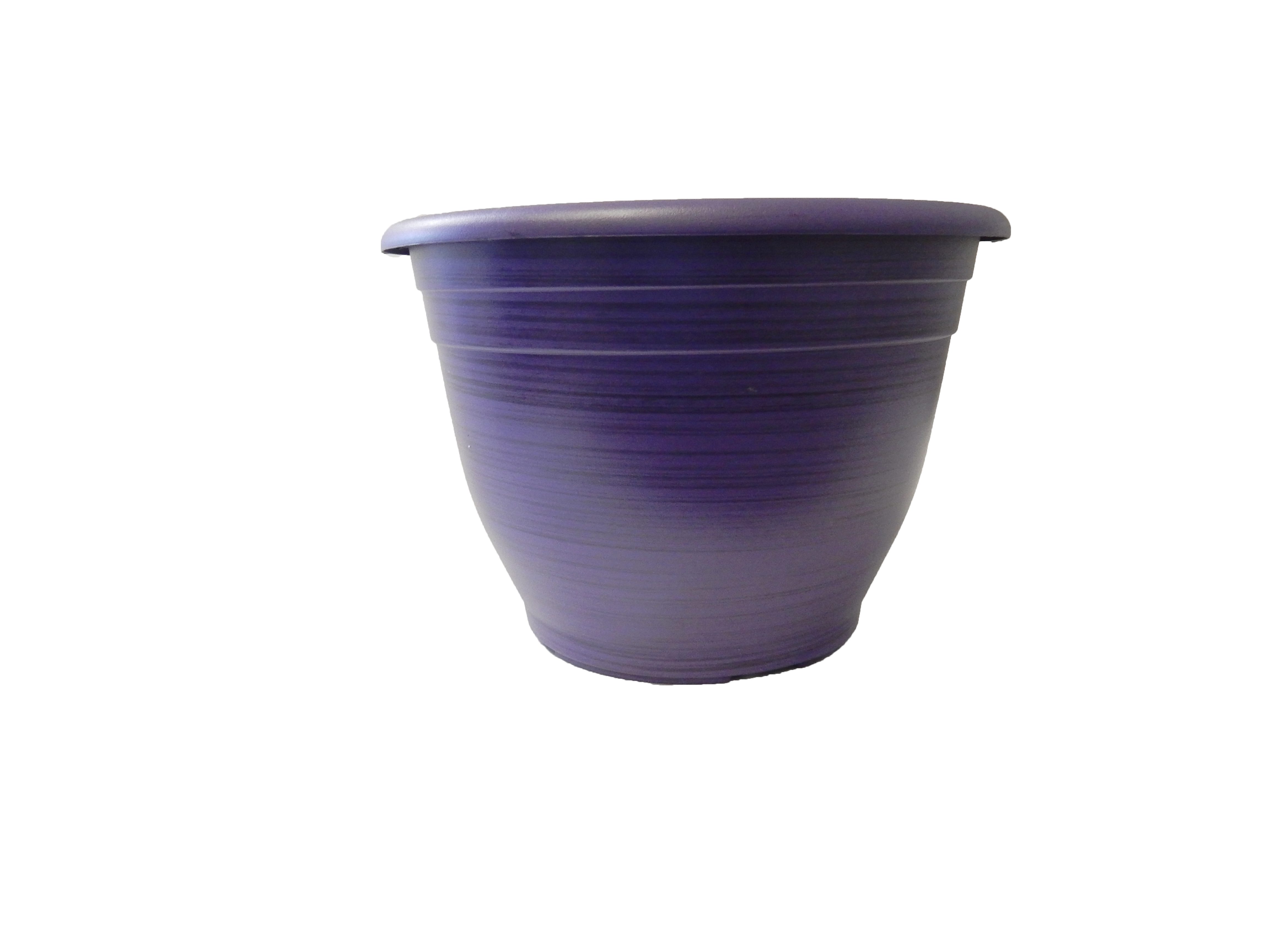 15 x 10.25 Royal Planter Purple Black Line - 30 per case - Decorative Planters